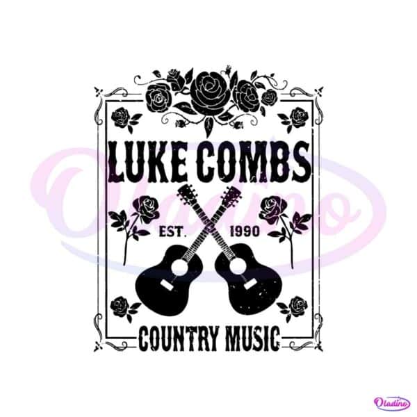 vintage-luke-combs-country-music-luke-combs-retro-90s-svg