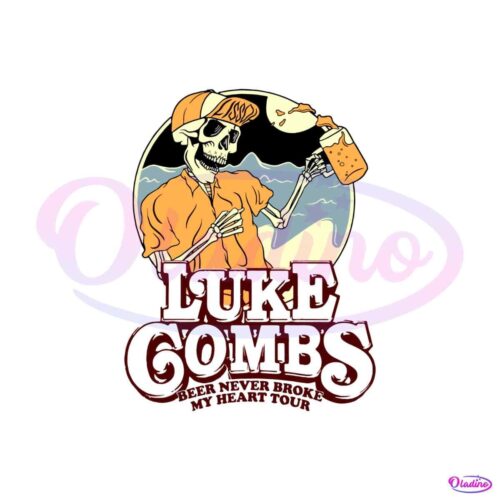 luke-comb-beer-never-broke-my-heart-funny-luke-combs-skeleton-svg