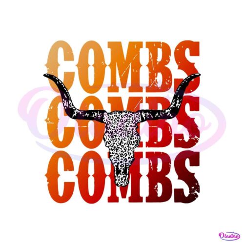 western-cowboy-leopard-bullhead-luke-combs-country-music-svg