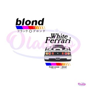 frank-ocean-blond-white-ferrari-svg-graphic-designs-files