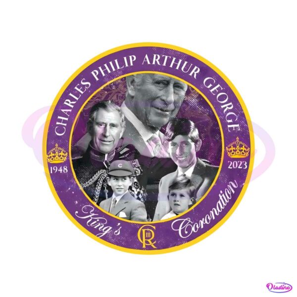 King Charles Philip Arthur George Coronation Png Silhouette files