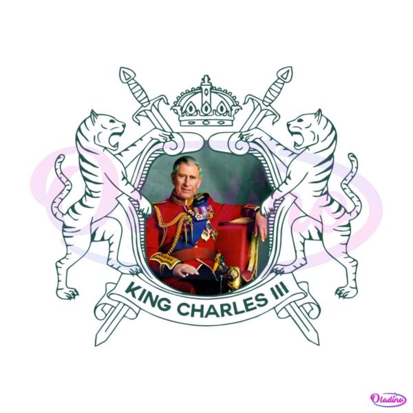 King Charles Iii British Coronation Coat Of Arms Png Silhouette Files