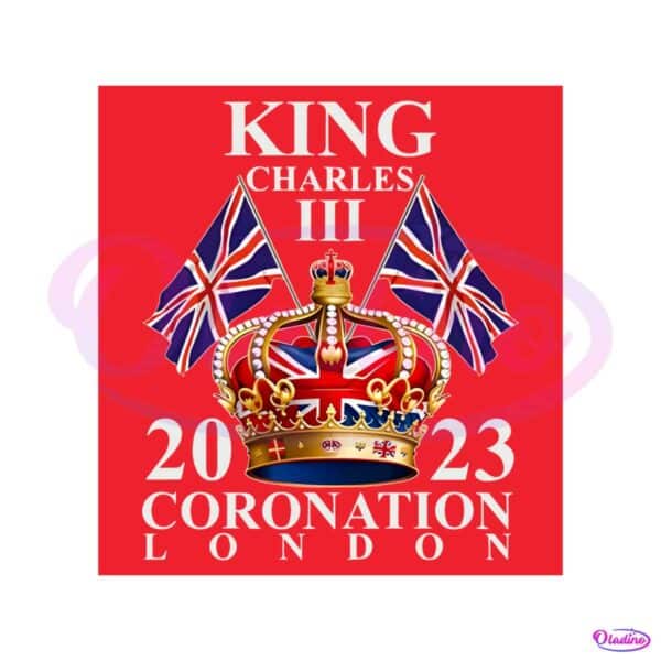 King Charles Iii 2023 Coronation Loncon Union Jack Coronation Crown Png
