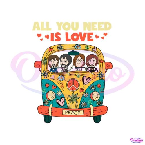 the-beatles-all-you-need-is-love-peace-love-the-beatles-svg