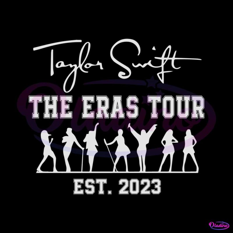 Taylor Swift The Eras Tour 2023 Vintage Concert Svg Cutting Files