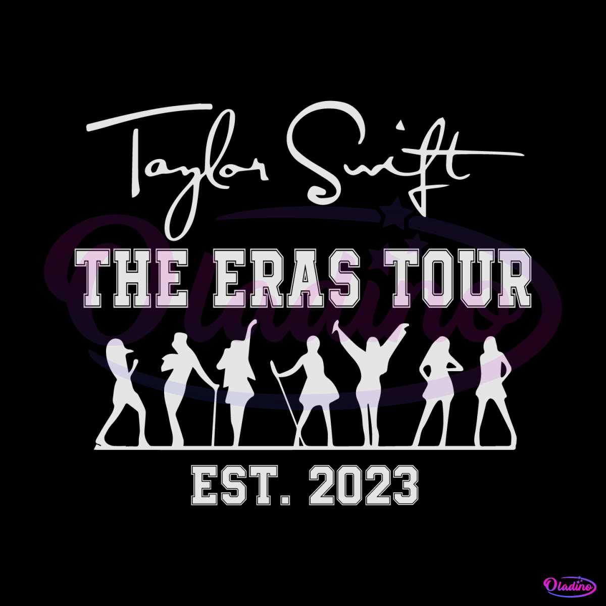 Taylor Swift The Eras Tour 2023 Vintage Concert SVG Cutting Files