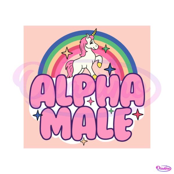 ironic-alpha-male-unicorn-rainbow-svg-cutting-digital-file