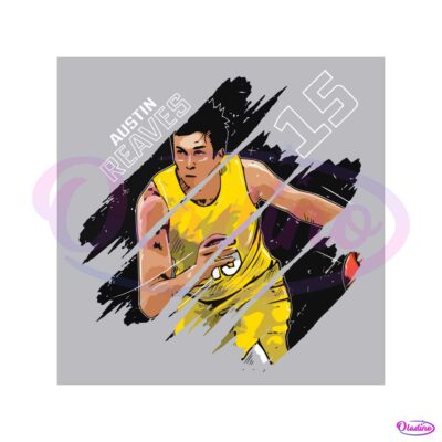 austin-reaves-15-los-angeles-lakers-baskerball-player-svg