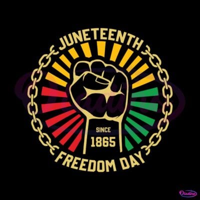 Juneteenth Since 1865 Svg For Cricut Sublimation Files