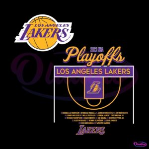 los-angeles-lakers-basketball-player-2023-nba-playoffs-svg