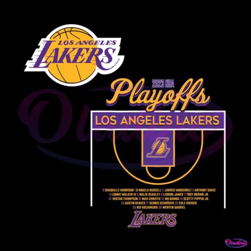 los-angeles-lakers-basketball-player-2023-nba-playoffs-svg