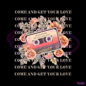 floral-inspired-guardians-of-the-galaxy-mixtape-png-silhouette-files