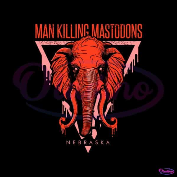 man-killing-mastodon-nebraska-svg-graphic-design-files
