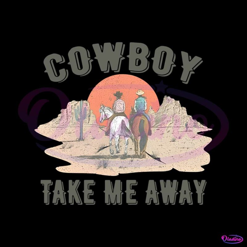 cowboy-take-me-away-country-music-png-silhouette-sublimation-file
