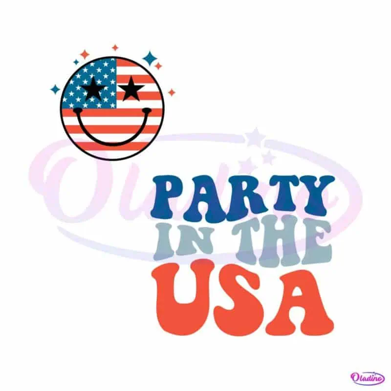 party-in-the-usa-american-flag-svg-graphic-design-files