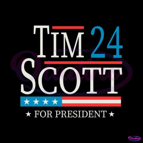 tim-scott-2024-for-president-election-campaign-us-flag-svg-cutting-file