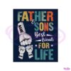 personalized-father-and-son-best-friends-for-life-svg-graphic-design-file