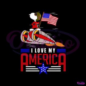 independence-day-snoopy-i-love-my-america-png-silhouette-files