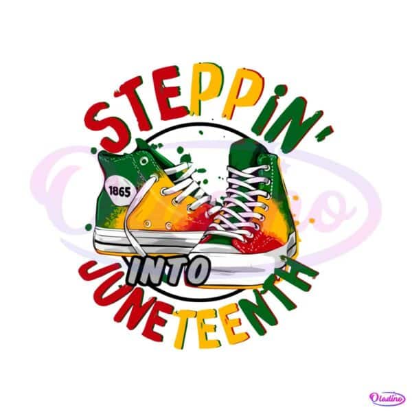 steppin-into-juneteenth-1865-black-history-svg-graphic-design-file