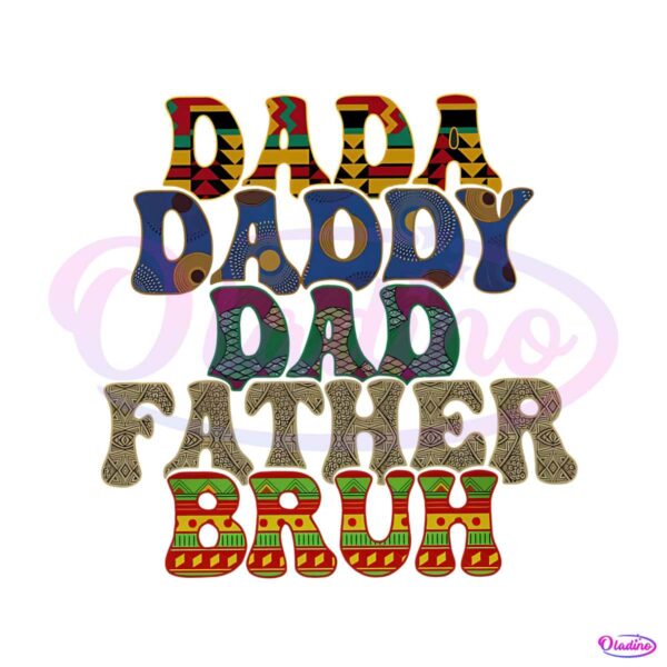 dada-daddy-father-bruh-african-american-fathers-day-png-silhouette-file