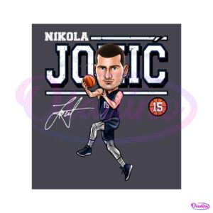 nikola-jokic-cartoon-denver-nuggets-player-png-silhouette-files