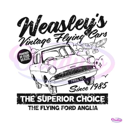 weasleys-vintage-flying-car-harry-potter-since-1985-svg