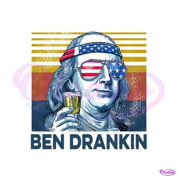 ben-drankin-happy-4th-of-july-png-silhouette-sublimation-files