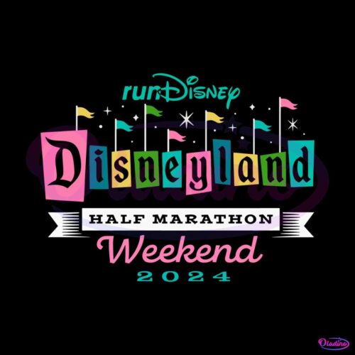 rundisney-disneyland-half-marathon-weekend-2024-svg