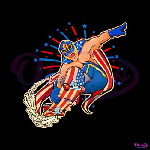 el-luchador-happy-4th-of-july-png-sublimation-design