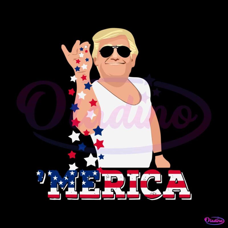 Trump Merica Trump Salt Funny Th Of July Svg Cutting File Oladino