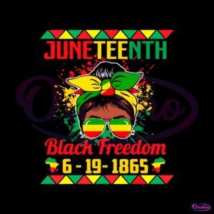 juneteenth-black-freedom-glasses-of-bold-black-woman-svg