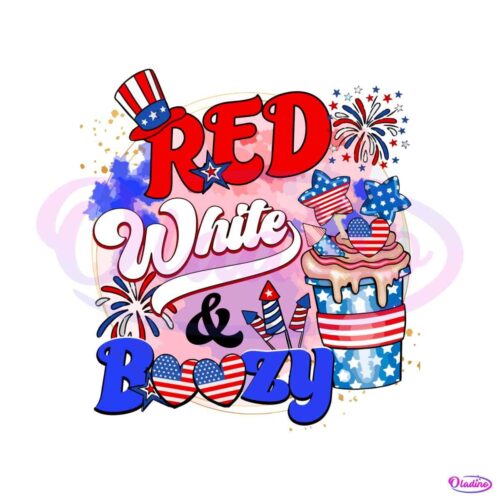 red-white-and-boozy-4th-of-july-png-sublimation-design