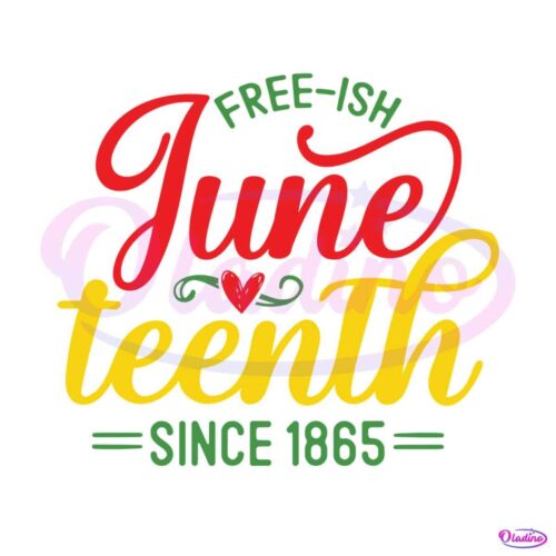 vintage-free-ish-juneteenth-since-1865-svg-graphic-design-files