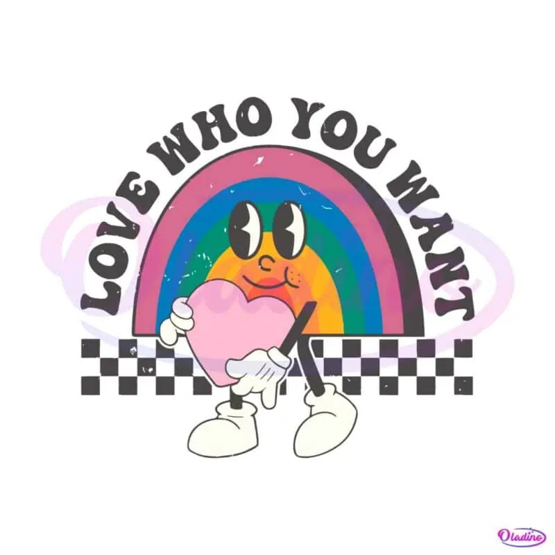 love-who-you-want-retro-distressed-lgbtq-svg-cutting-file