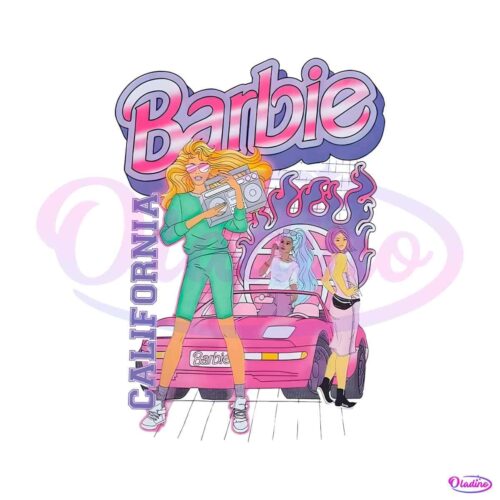 barbie-california-lets-go-party-png-sublimation-design