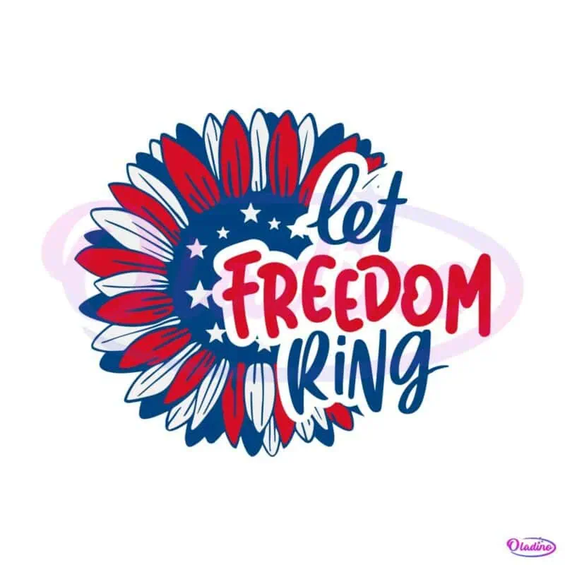 patriotic-sunflower-let-freedom-ring-svg-graphic-design-files