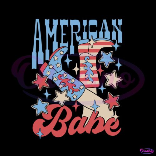 american-babe-boots-in-the-air-svg-graphic-design-files