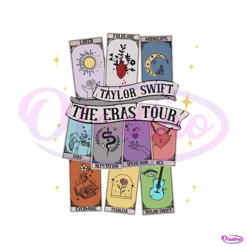 Taylor Swift Albums The Eras Tour PNG Silhouette Files