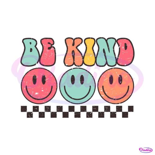 retro-be-kind-boho-kindness-smiley-faces-svg-cutting-digital-file