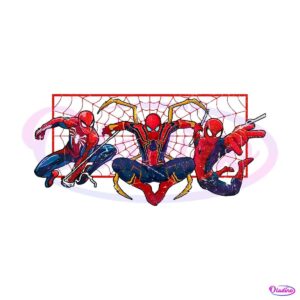 three-spiderman-marvel-movie-png-sublimation-design