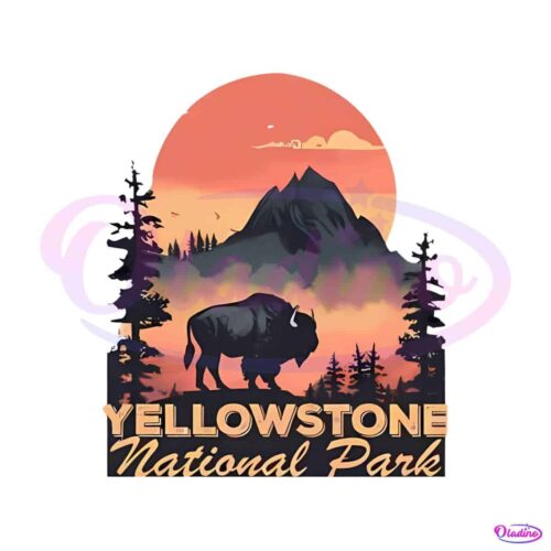 yellowstone-national-park-vintage-png-sublimation-design