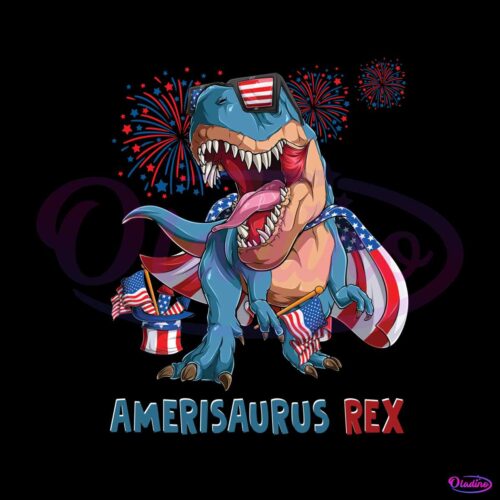 amerisaurus-rex-4th-of-july-dinosaur-svg-graphic-design-files