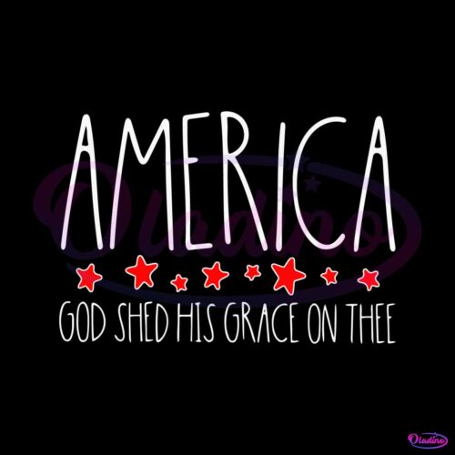 america-god-shed-his-grace-on-thee-svg-cutting-file