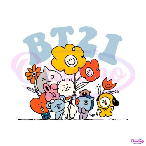 vintage-bts-bt21-flower-kpop-band-svg-graphic-design-files