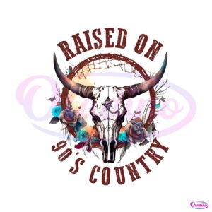 country-music-raised-on-90s-country-png-silhouette-sublimation-files