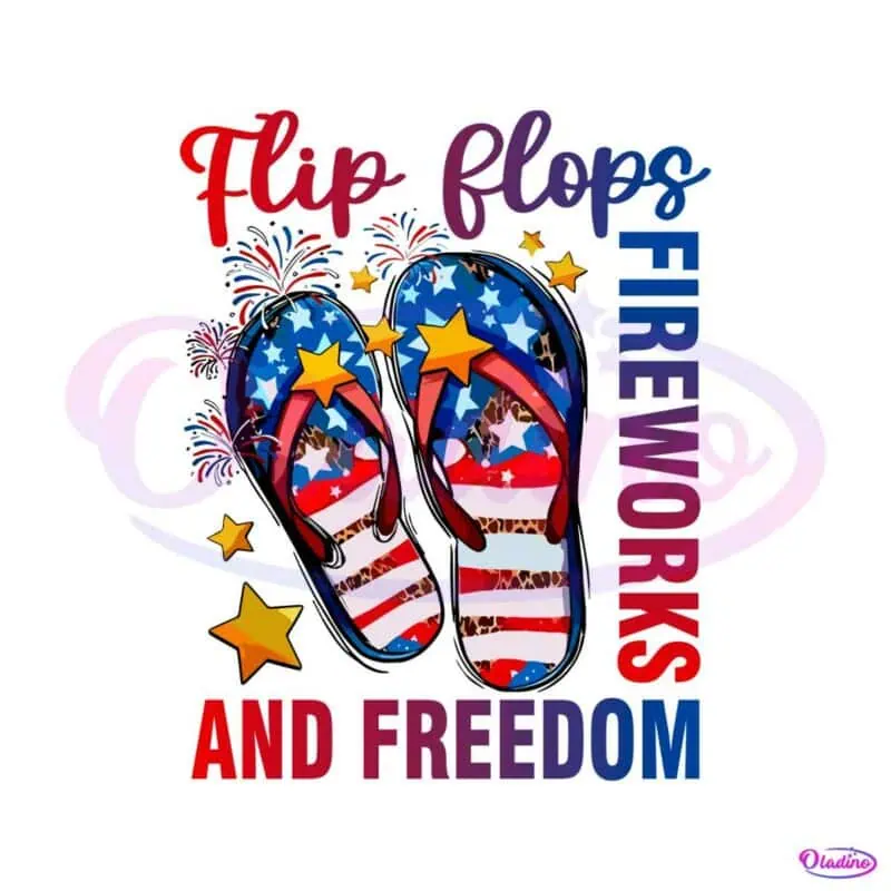 flip-flops-fireworks-and-freedom-independence-day-svg-cutting-file