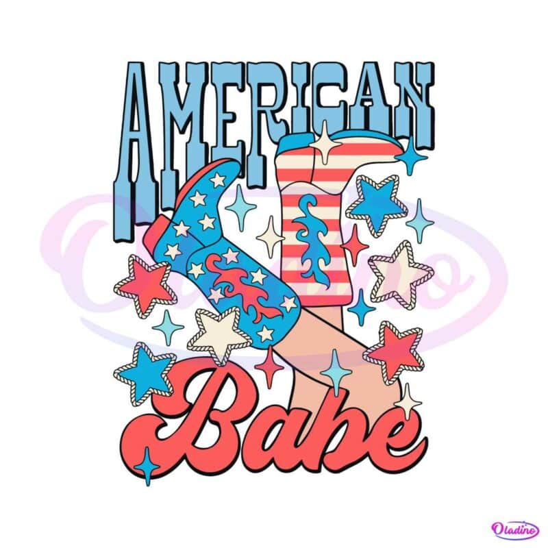 4th-of-july-american-babe-cowboy-boot-svg-cutting-digital-file