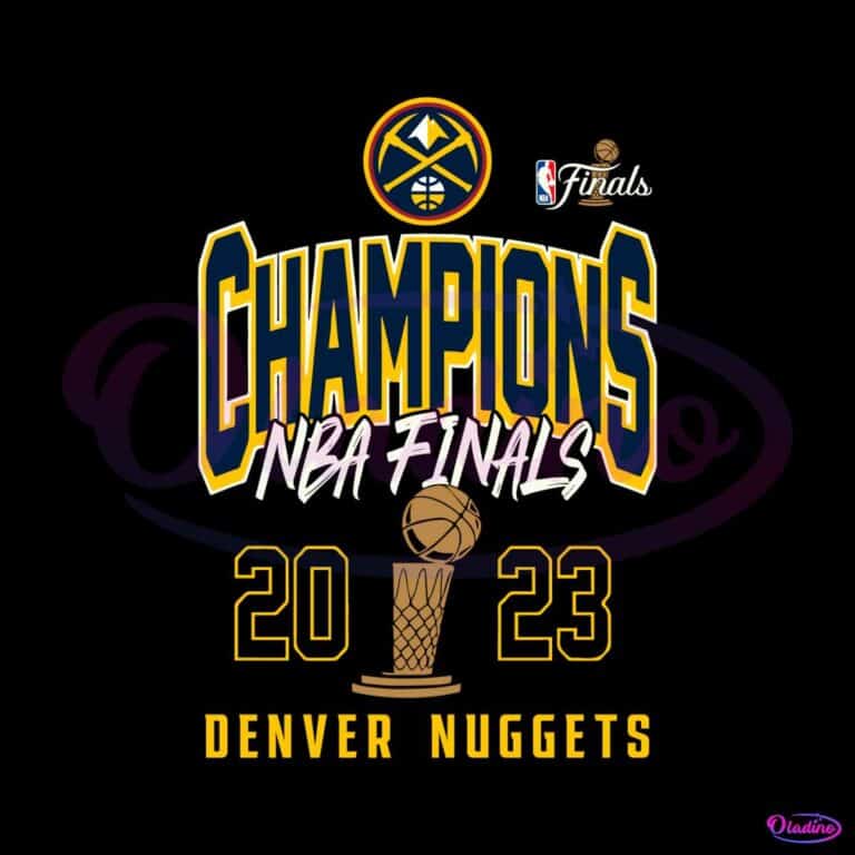 Denver Nuggets 2023 NBA Finals Champions SVG Digital File