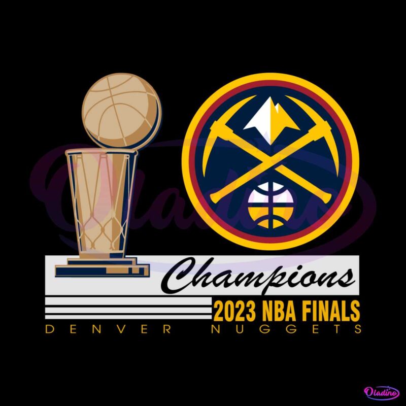 Basketball Denver Nuggets 2023 NBA Finals Champions SVG File