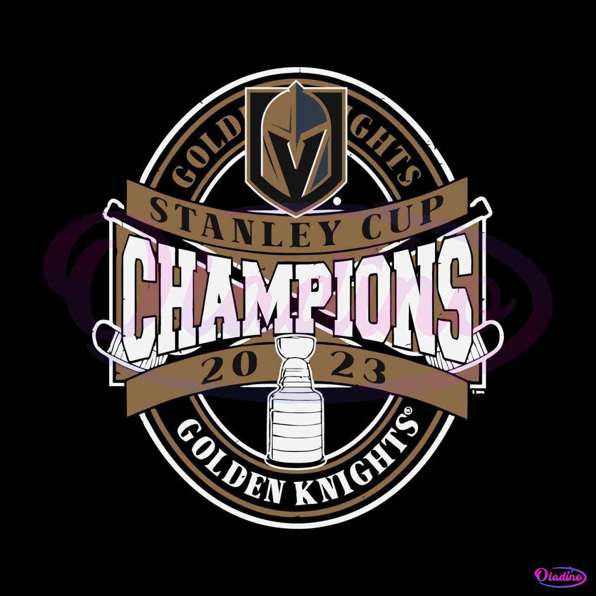 Golden Knights Stanley Cup Champions Svg Graphic Design File 
